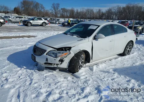 2017 Buick Regal Turbo Sport Touring из США, поврежденный, VIN 2G4GL5EX2H9131887